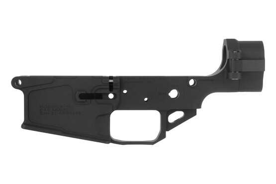 17 Design Integrated Side Folding AR-308 Lower Receiver Stripped allows for installation of a buffer tube